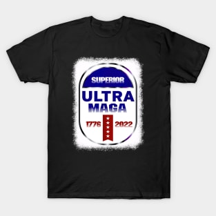 Ultra Maga Proud Ultra Maga American Flag T-Shirt